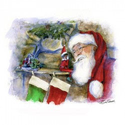 Santa's Spy - 2 Stockings