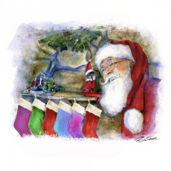 Santa's Spy - 6 Stockings